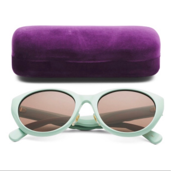 Gucci Accessories - GUCCI • COMING SOON • Sunglasses in Blue/Gold